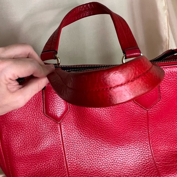 Cole Haan Red Leather Shoulder Bag size OS - Picture 5 of 15